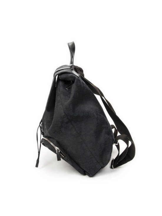 Gucci Drawstring Backpack Black GG Canvas main image 6